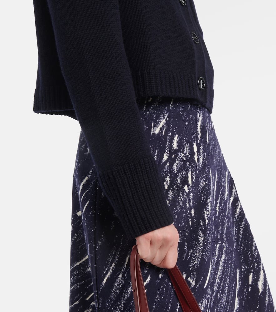 Wool and cashmere cardigan