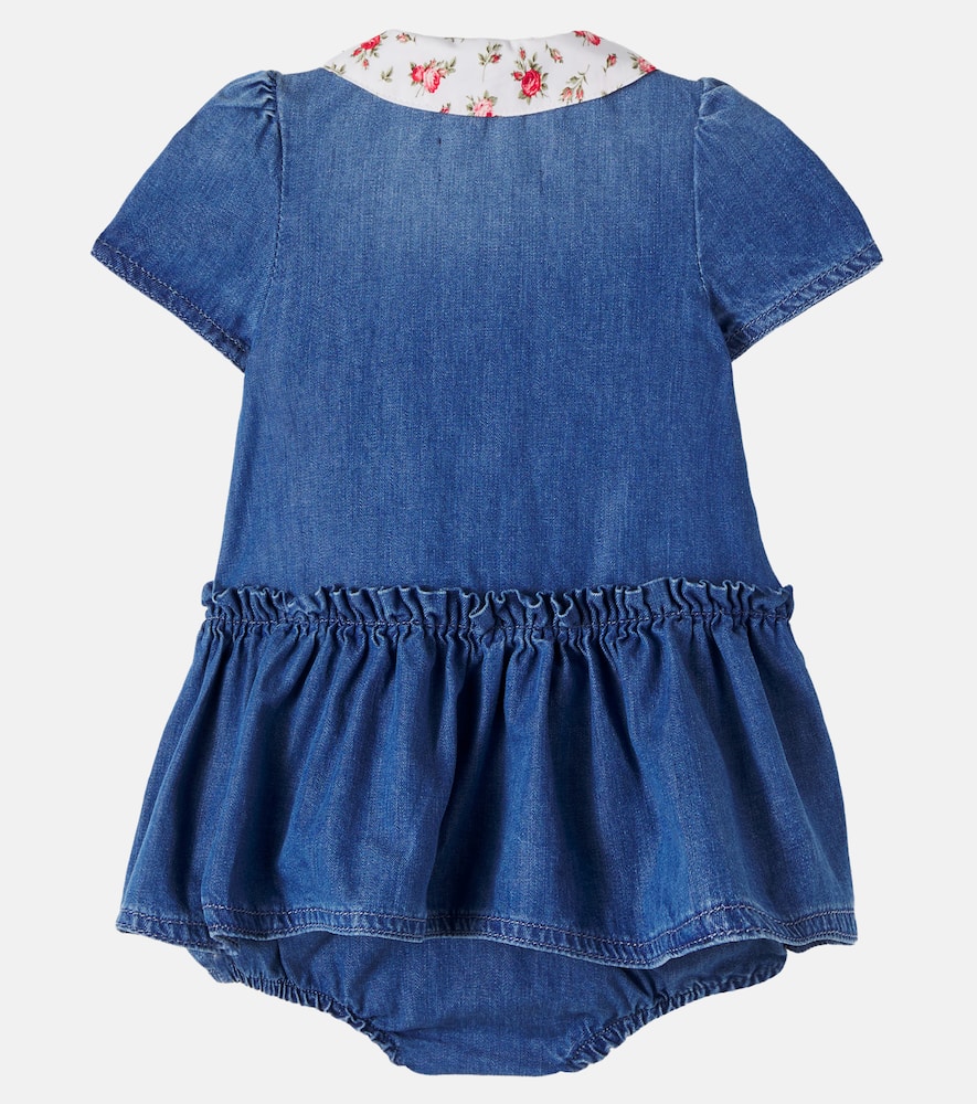 Baby DG denim dress and bloomers set