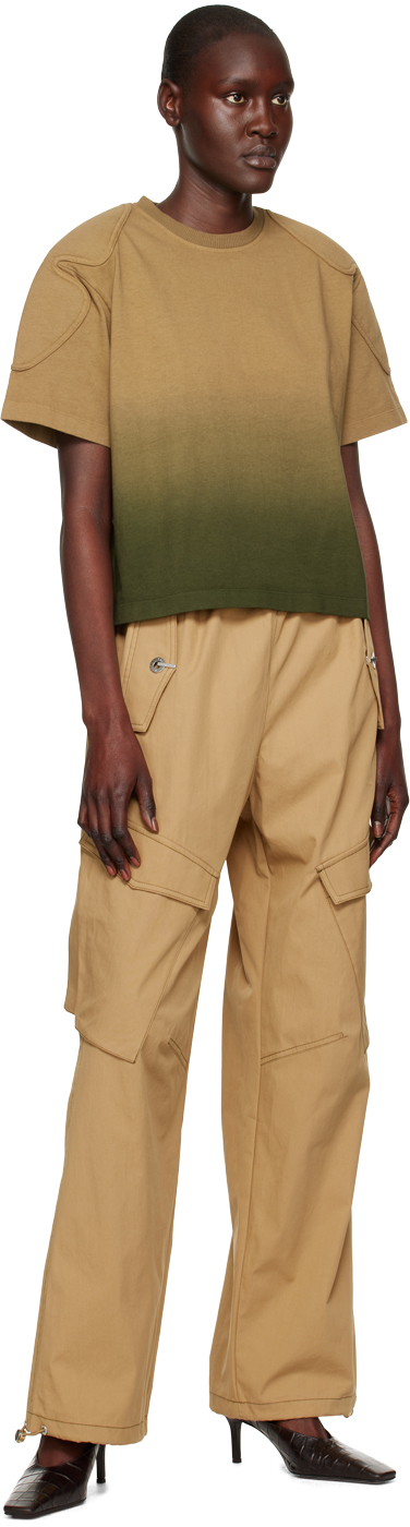 Khaki latch slacks