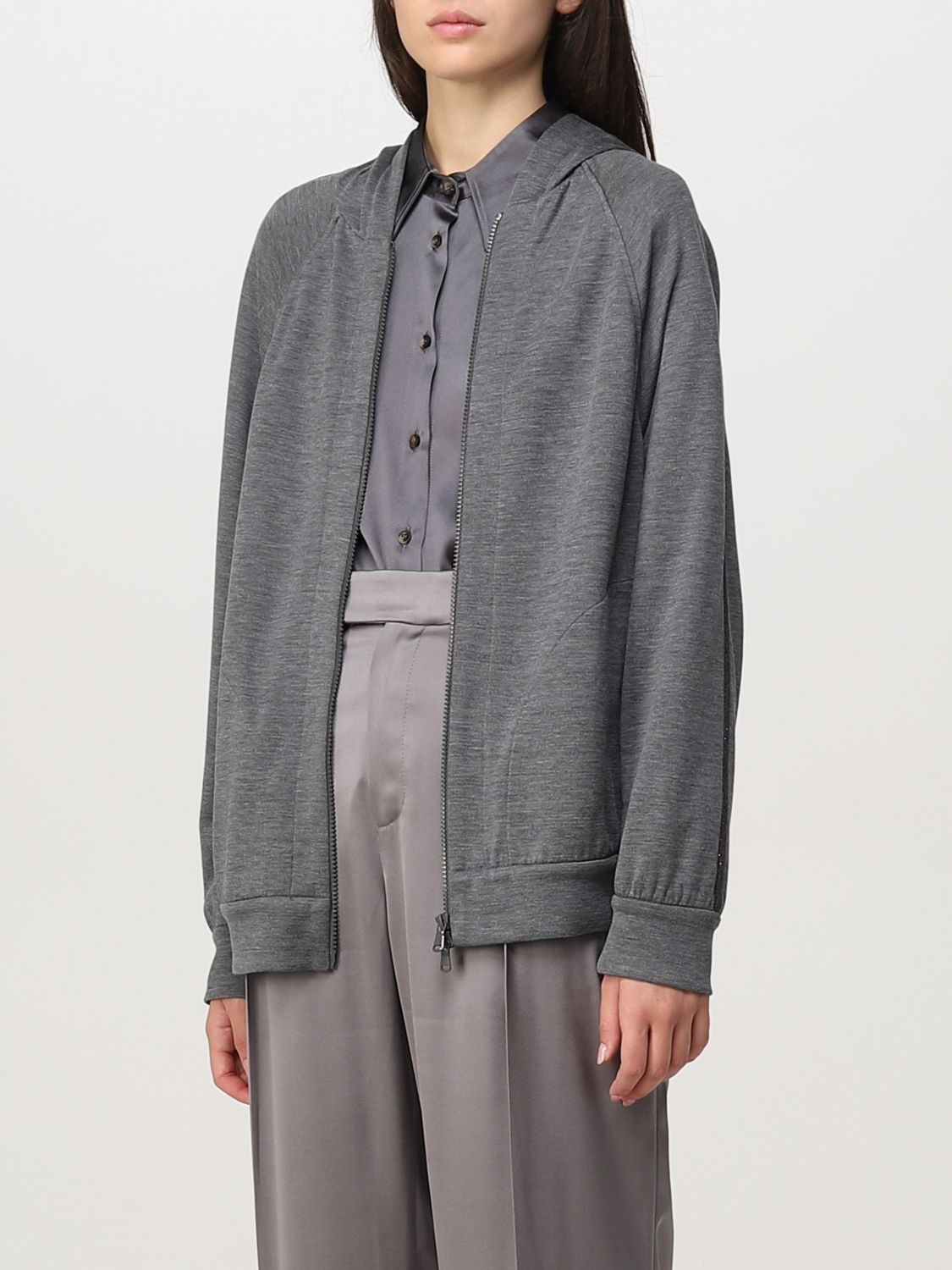 Sweatshirt Women colour Grey