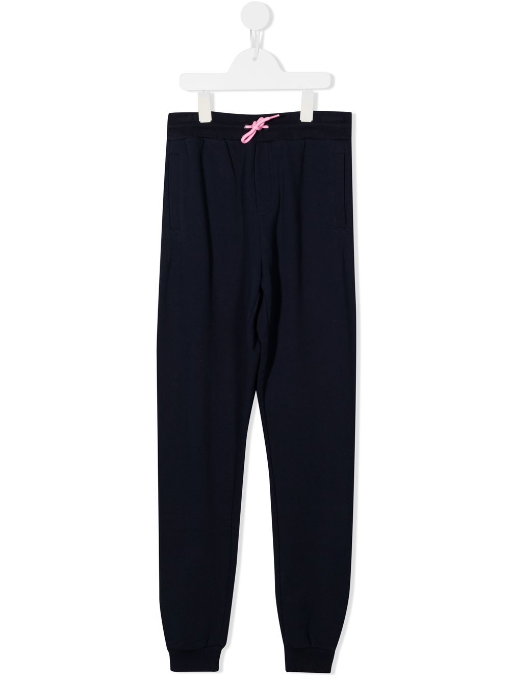Logo-appliqué track pants - Blue