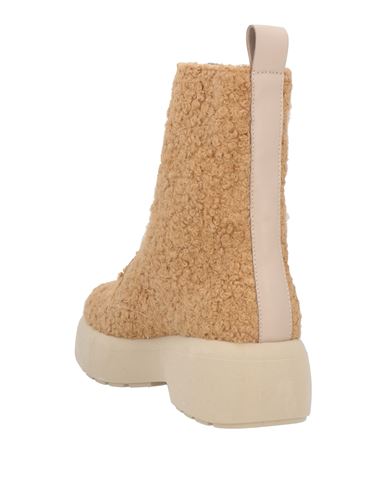 Nila & Nila Woman Ankle boots Camel Size 10 Textile fibers