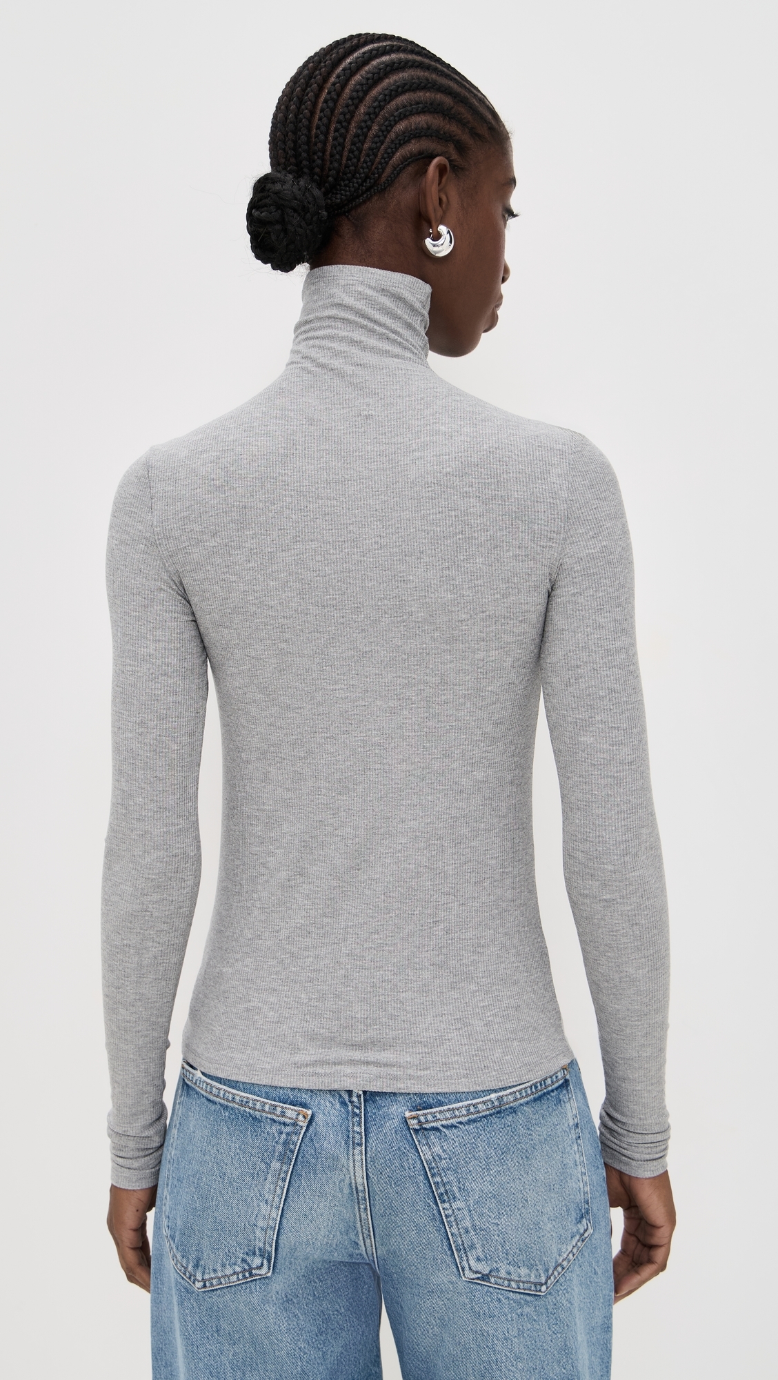 The Tony Long Sleeve Top Heather Grey