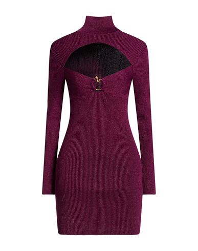 Woman Mini dress Mauve Size S Viscose, Polyester, Metal fiber