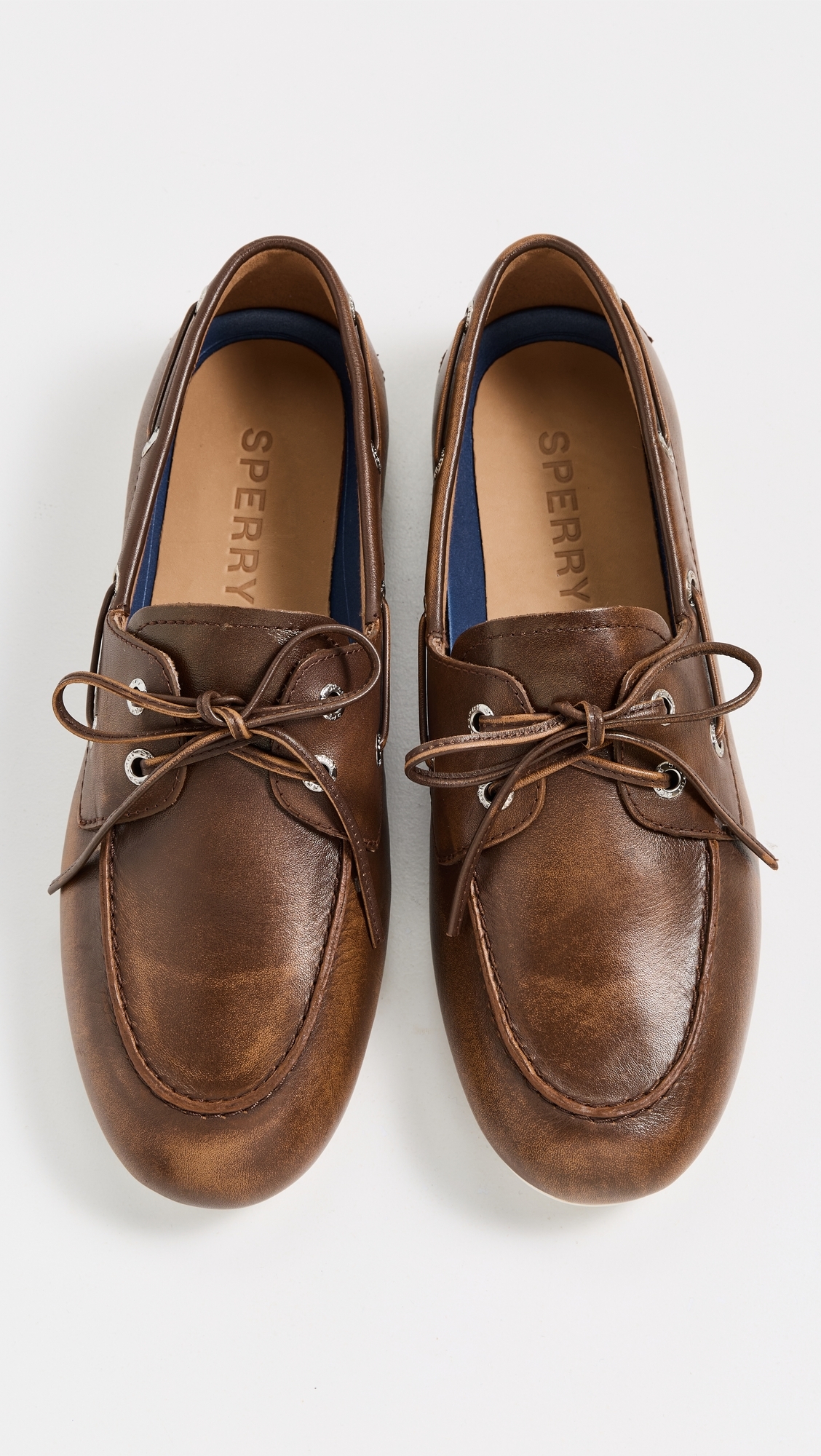 Sperry Slim Boat Shoes Tan