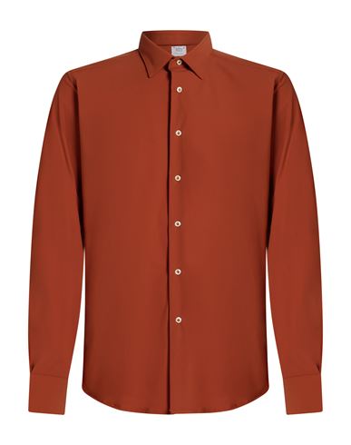 Man Shirt Rust Size 15 ½ Cotton