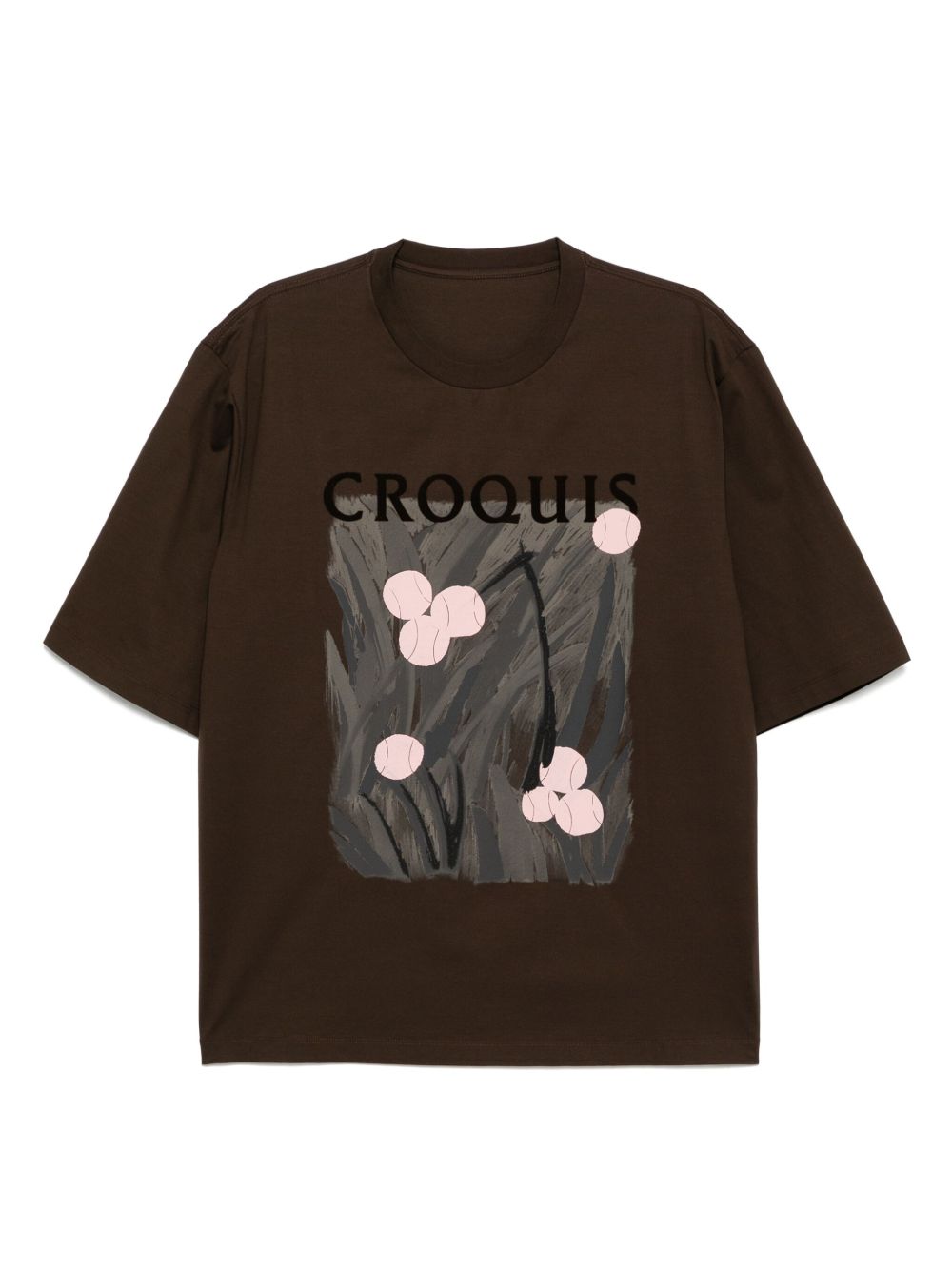 CROQUIS graphic-print T-shirt - White