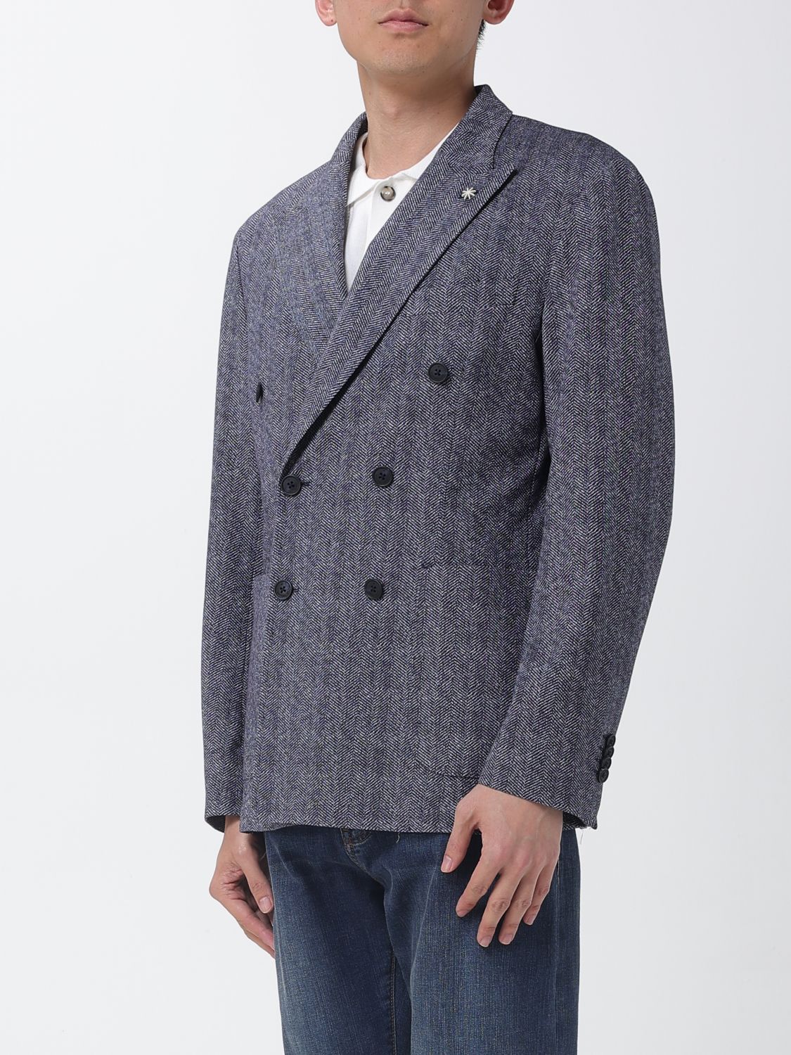Jacket Men color Blue