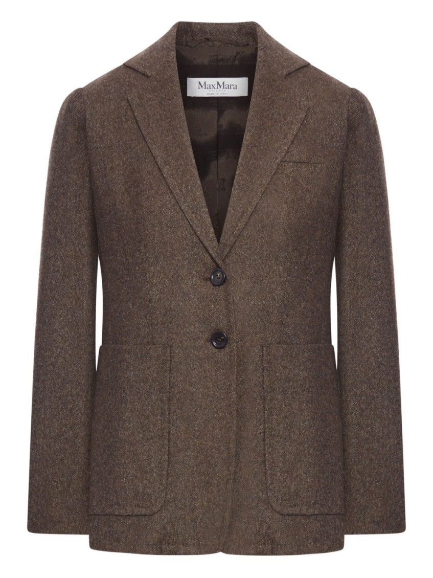 Wool Single-Breasted Jacket