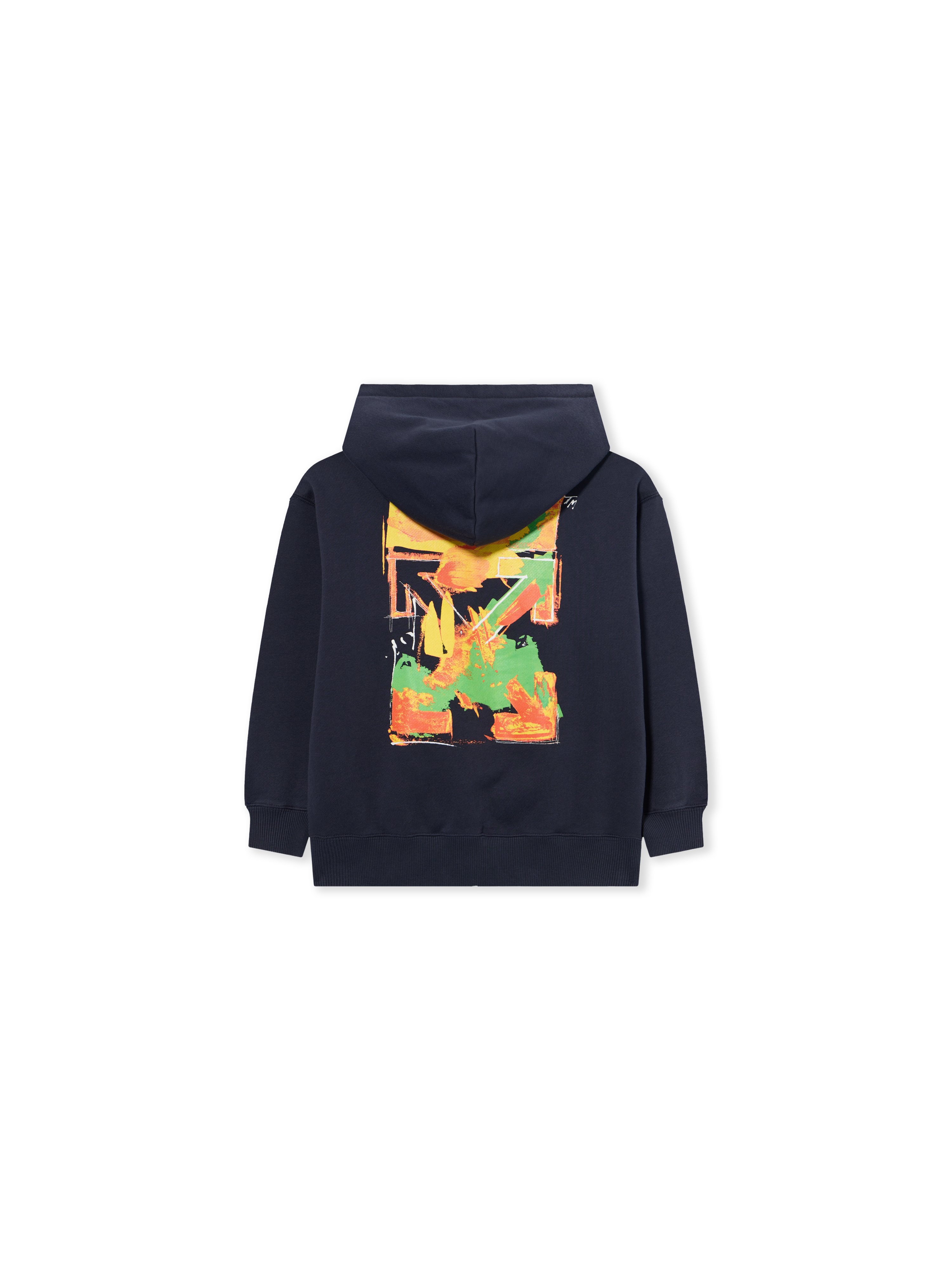 Arrow Acrylic Hoodie Zip Up