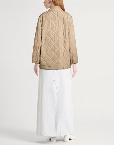 Woman Denim outerwear Sand Size M Polyester, Cotton, Elastane