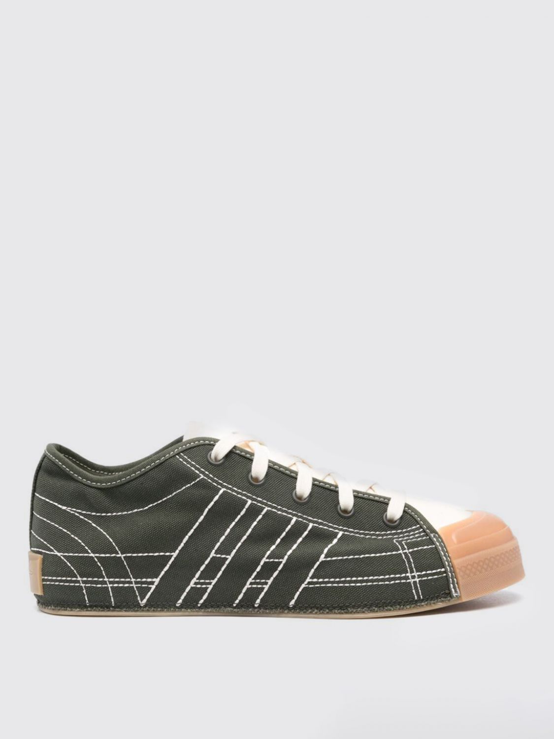 Logo-patch sneakers - Green