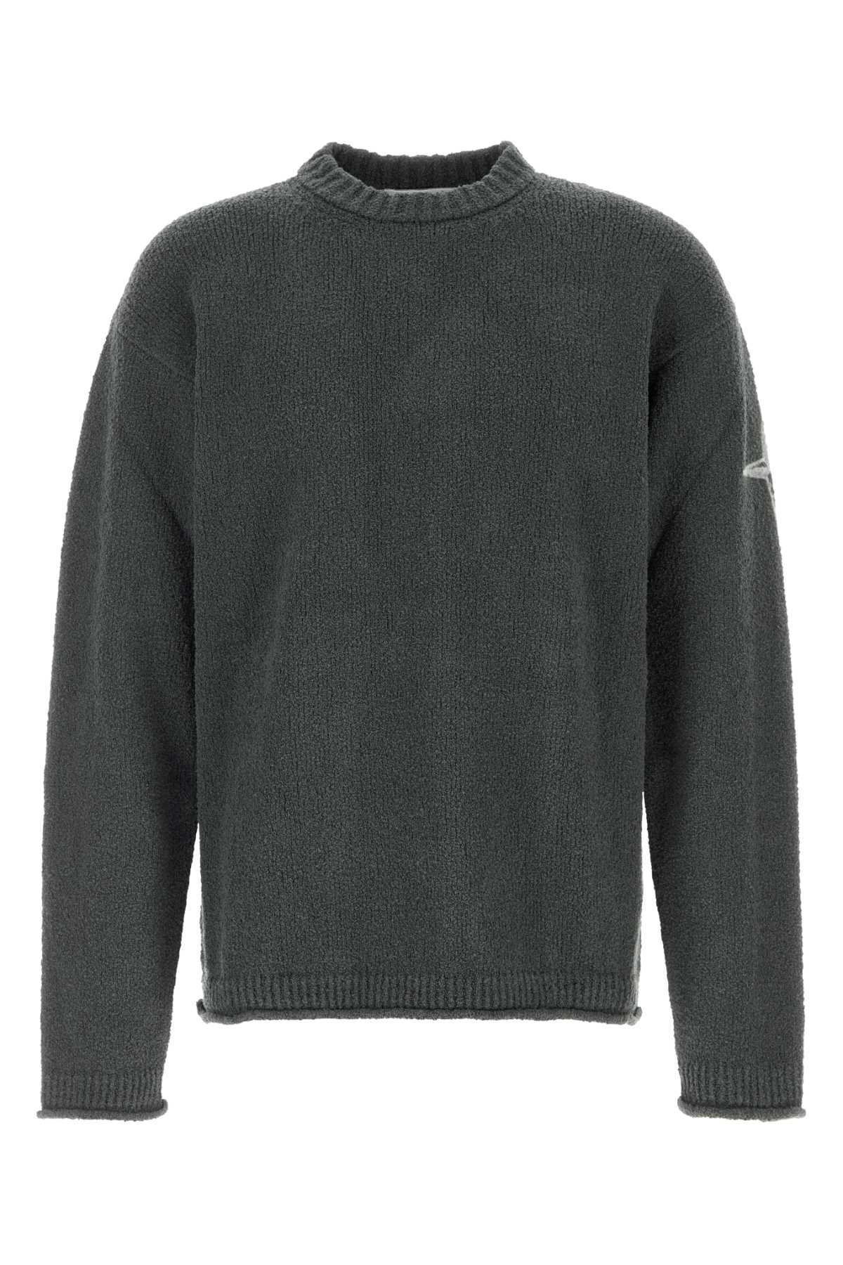 Neck Sweater — Gray