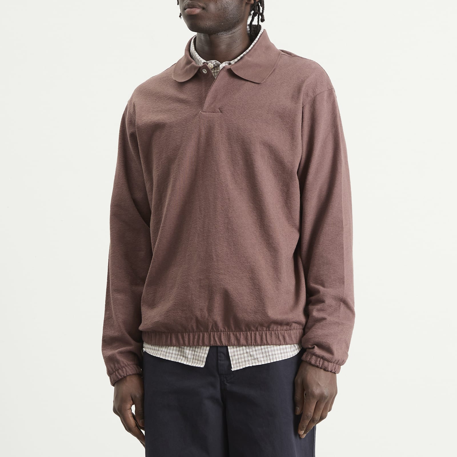 Men's Sylane Relaxed Jersey Polo Peppercorn