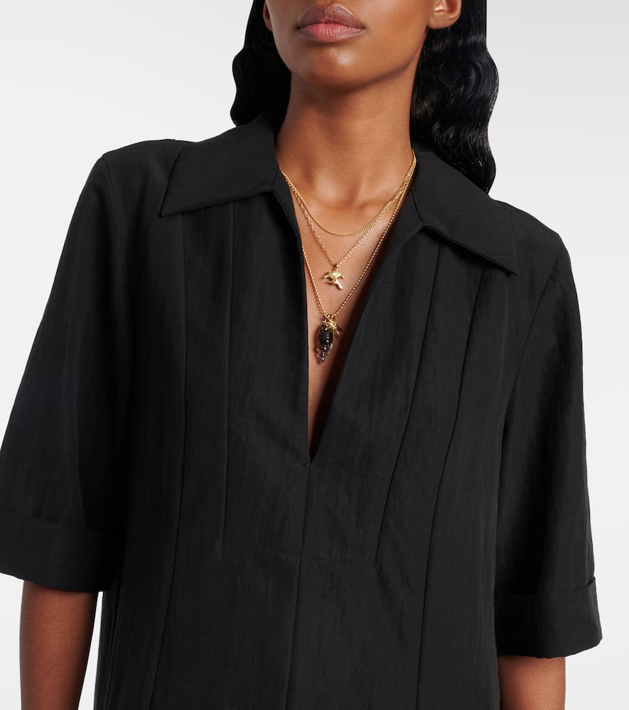 A-line midi dress