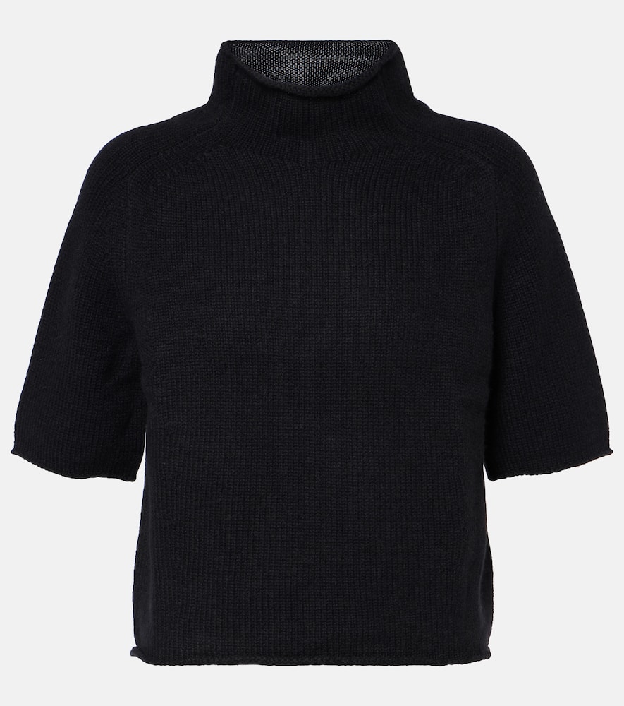 Fride ribbed-knit cashmere top