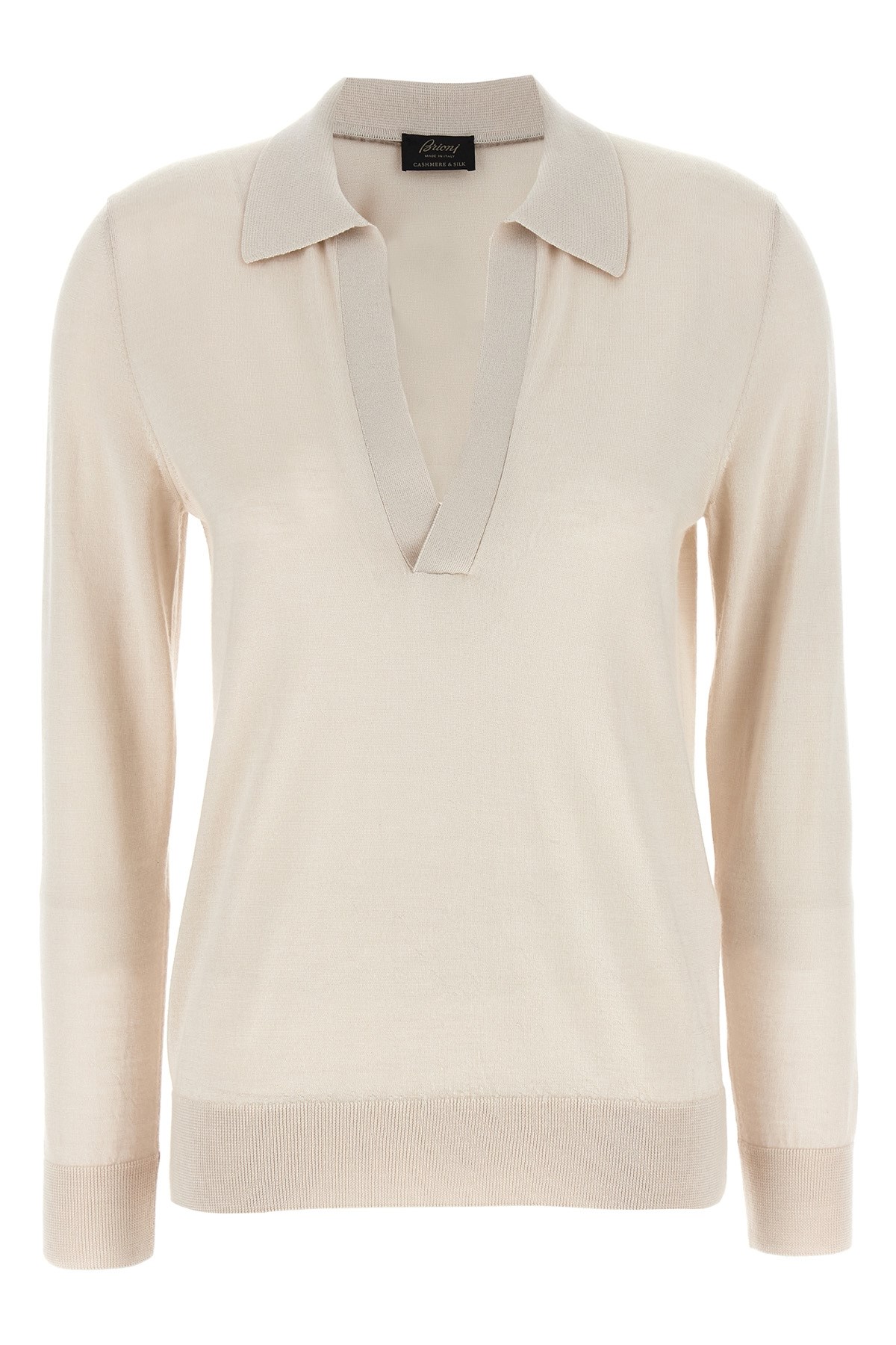 Cashmere And Silk Polo Shirt