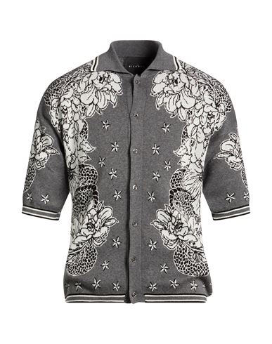 Man Shirt Grey Size XL Cotton