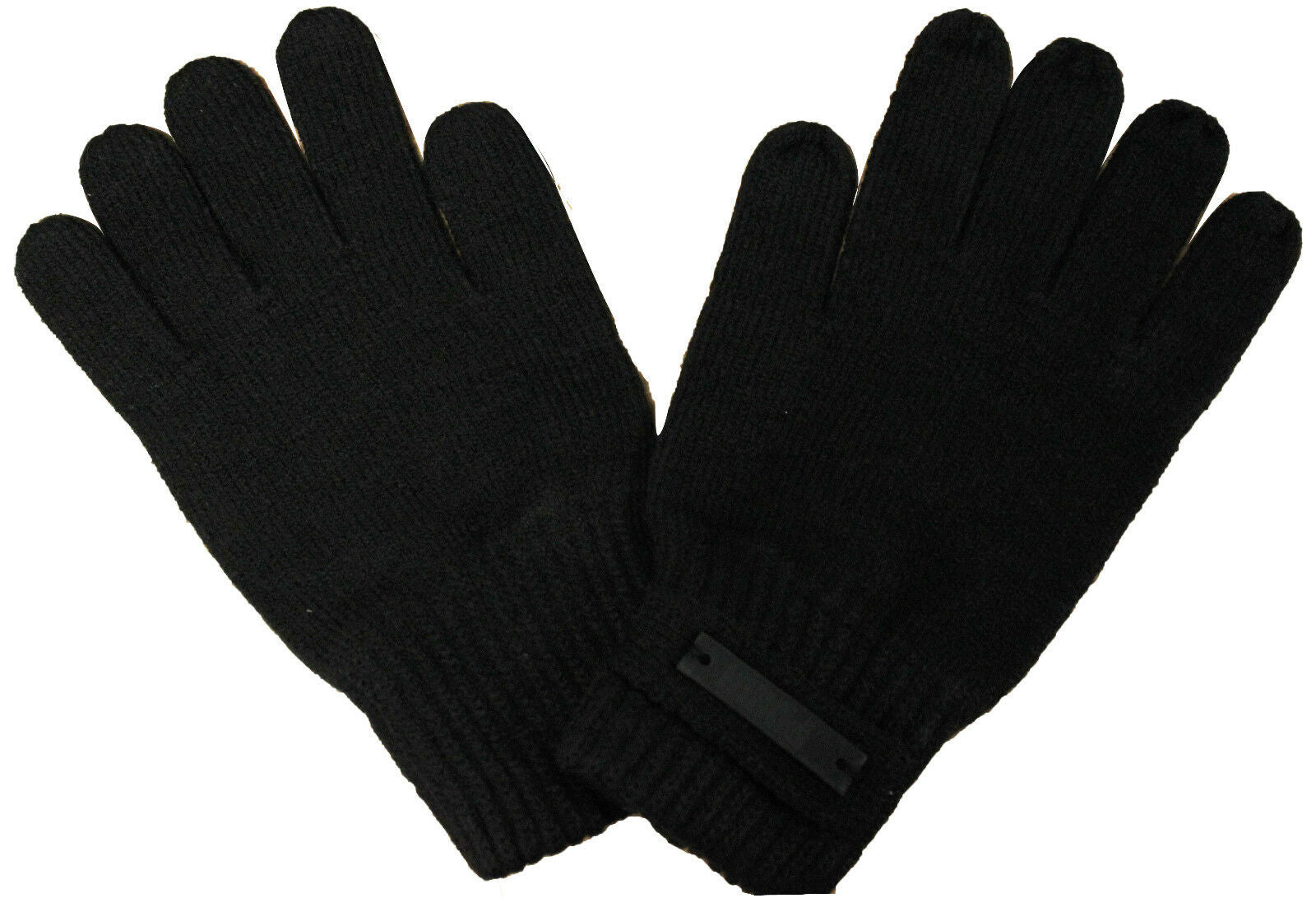Puma Knitted Womens Black Gloves - Medium/Large