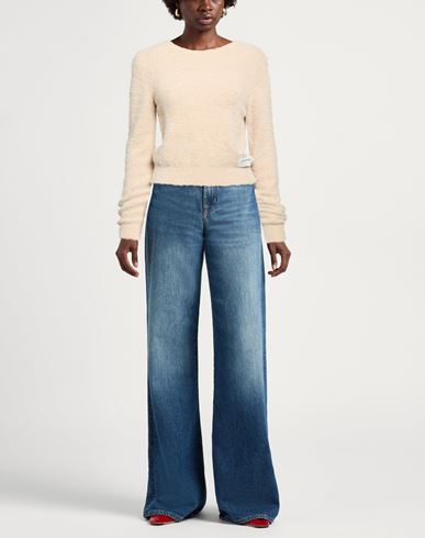 Woman Sweater Beige Size XXS Polyamide