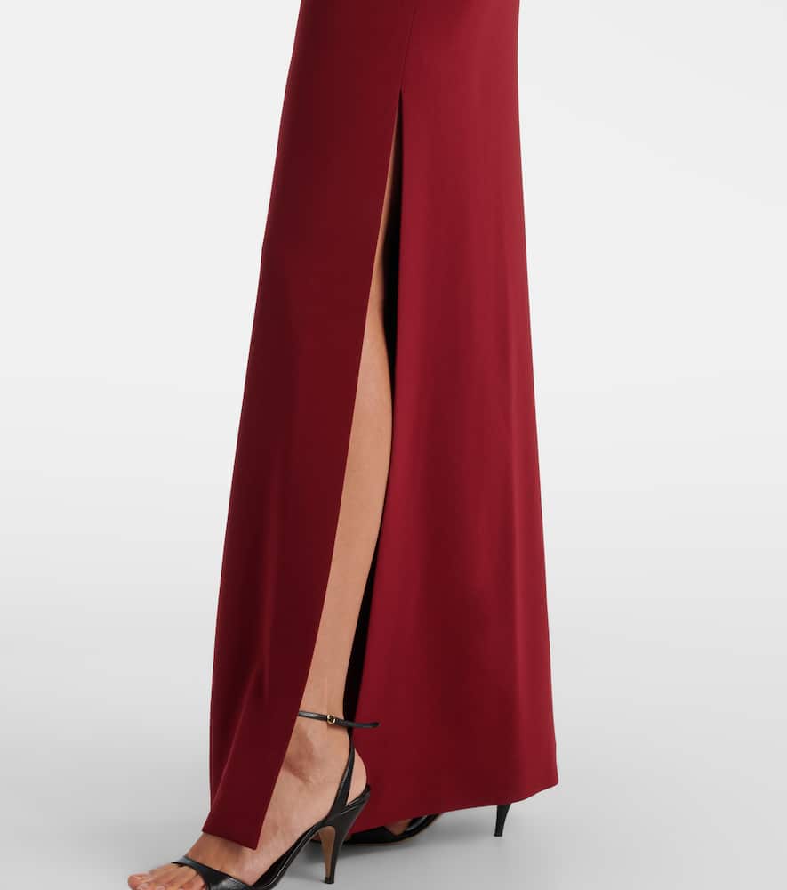 Draped maxi dress