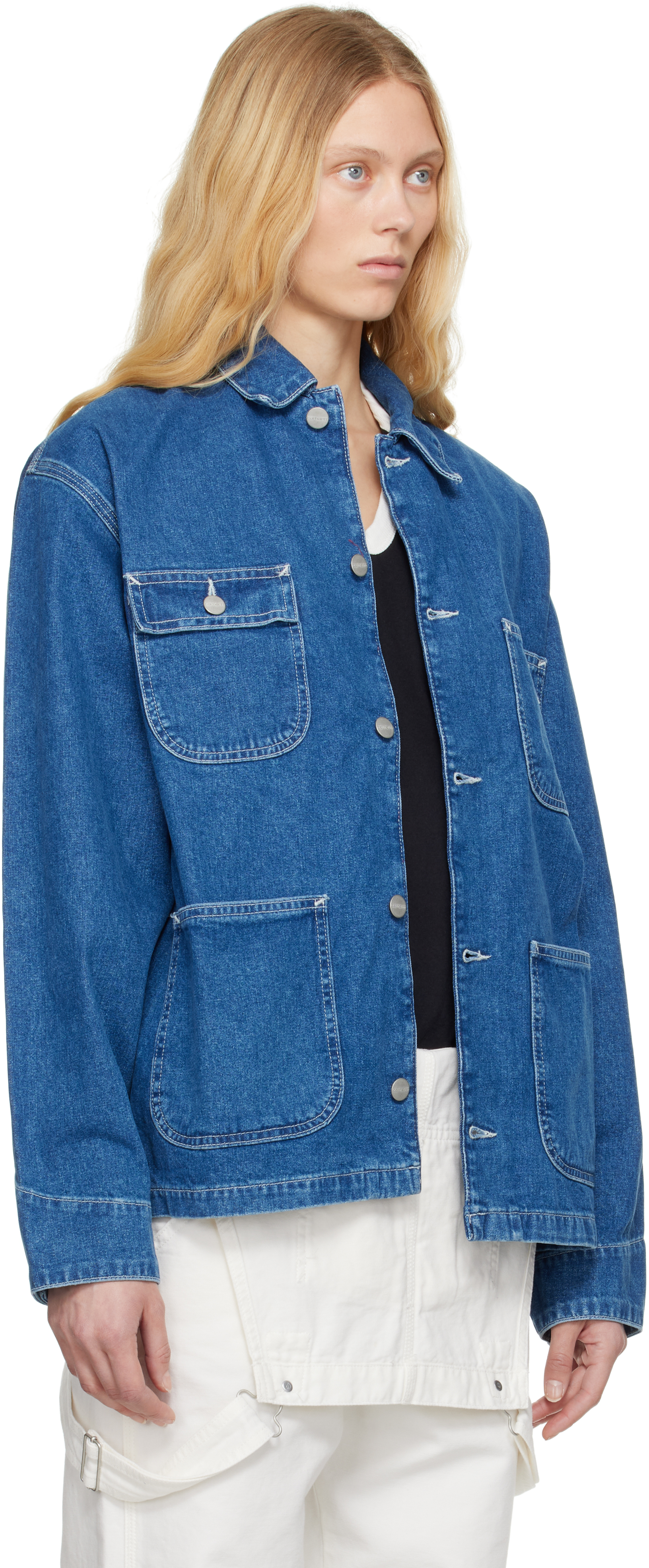Carhartt Work In Progress Blue OG Michigan Denim Jacket