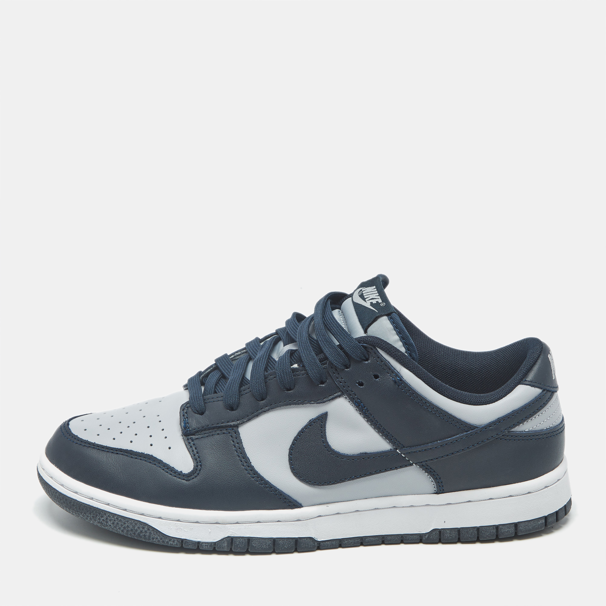 Nike Dunk Low 44.5 Two Tone Leather Lace Up Sneaker