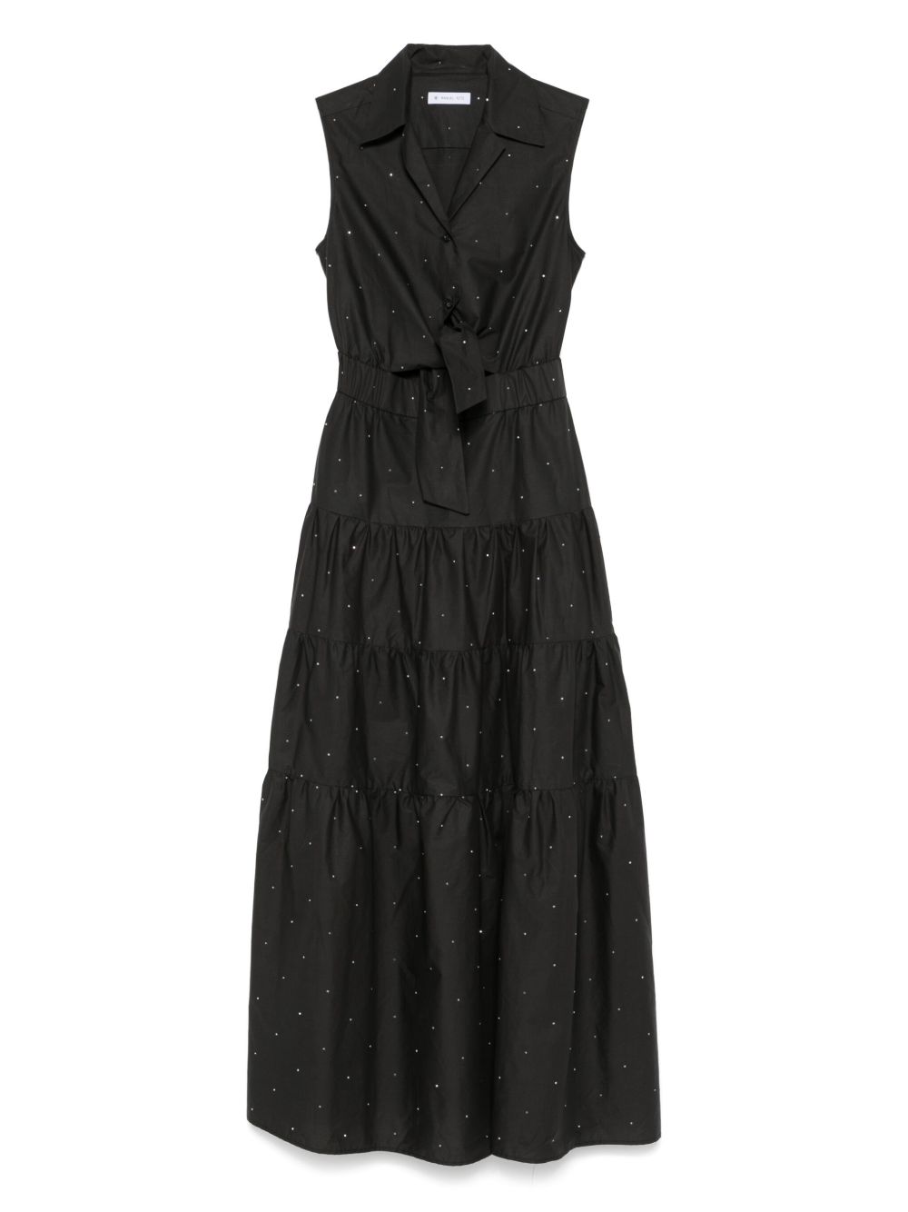 Manuel Ritz rhinestone-embellished maxi dress - Black