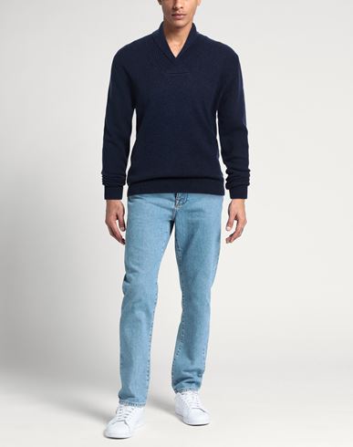 Man Sweater Navy Size L Wool