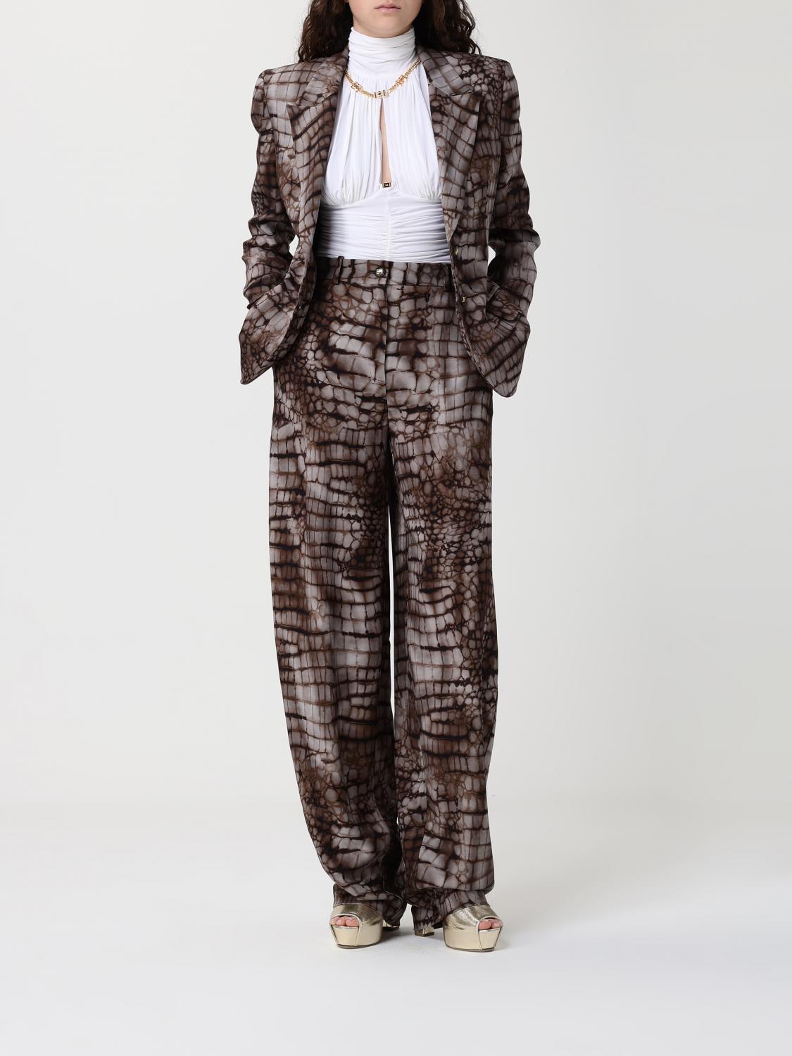 Pants Woman color Brown