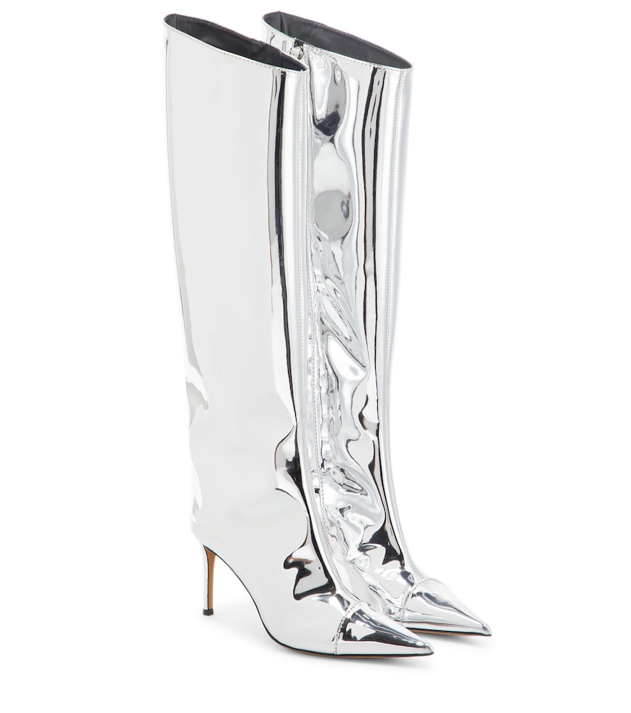 Alex 105 metallic knee-high boots