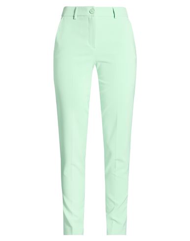 Woman Pants Light green Size 6 Polyester, Elastane