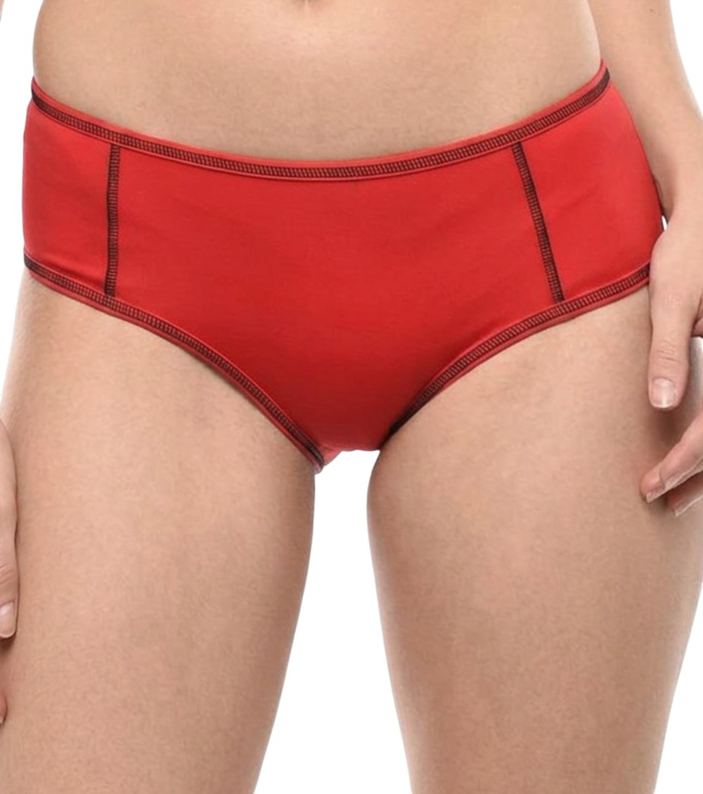 Red Logo Bikini Bottom Swimwear