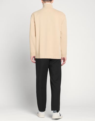 Man Sweatshirt Beige Size L Polyester, Cotton, Polyamide