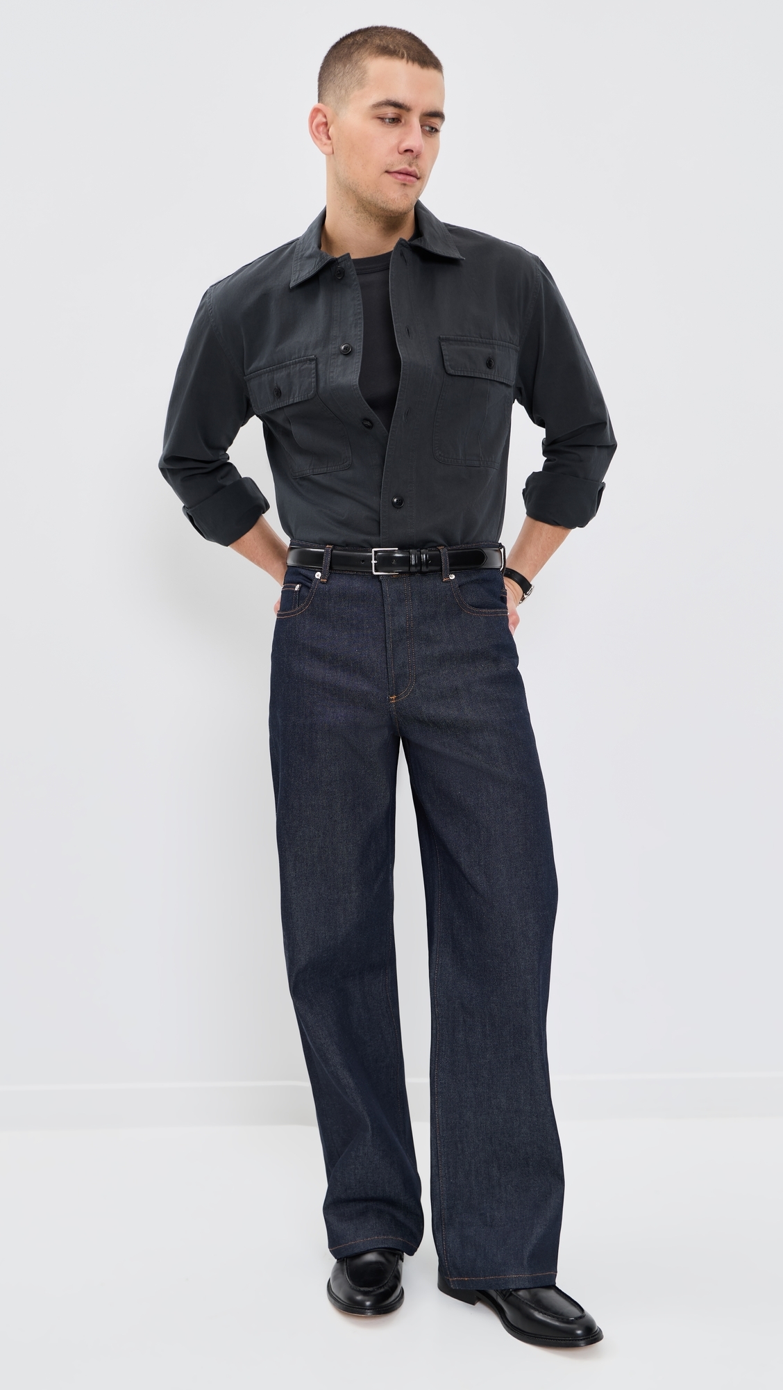 Cotton Twill Workshirt Pepper