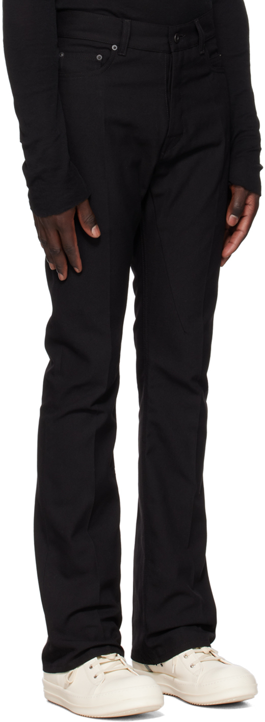 Rick Owens Black Jim Cut Jeans