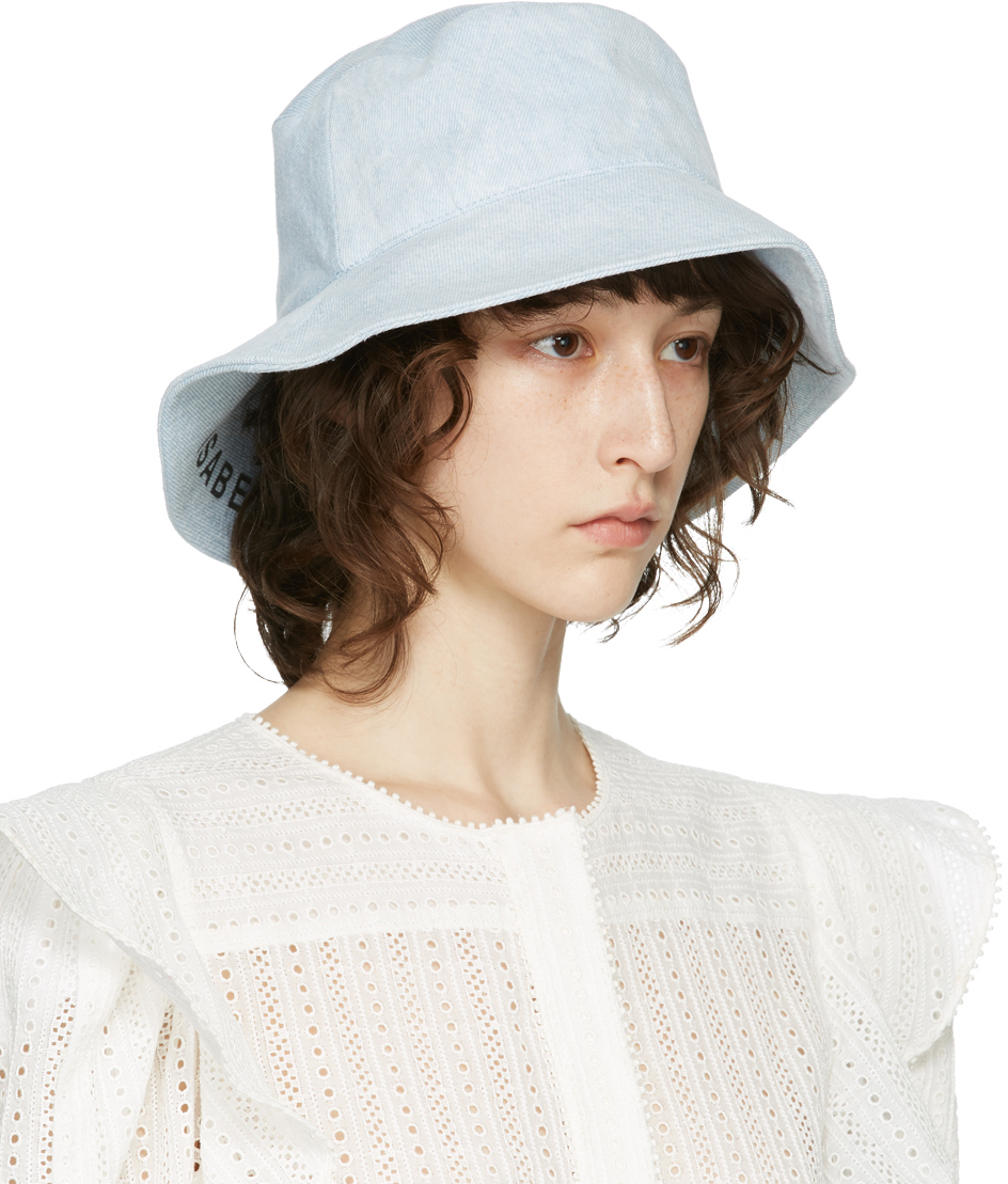 Isabel Marant Blue Loiena Bucket Hat