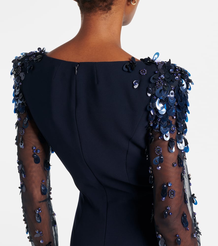 Midnight embellished gown