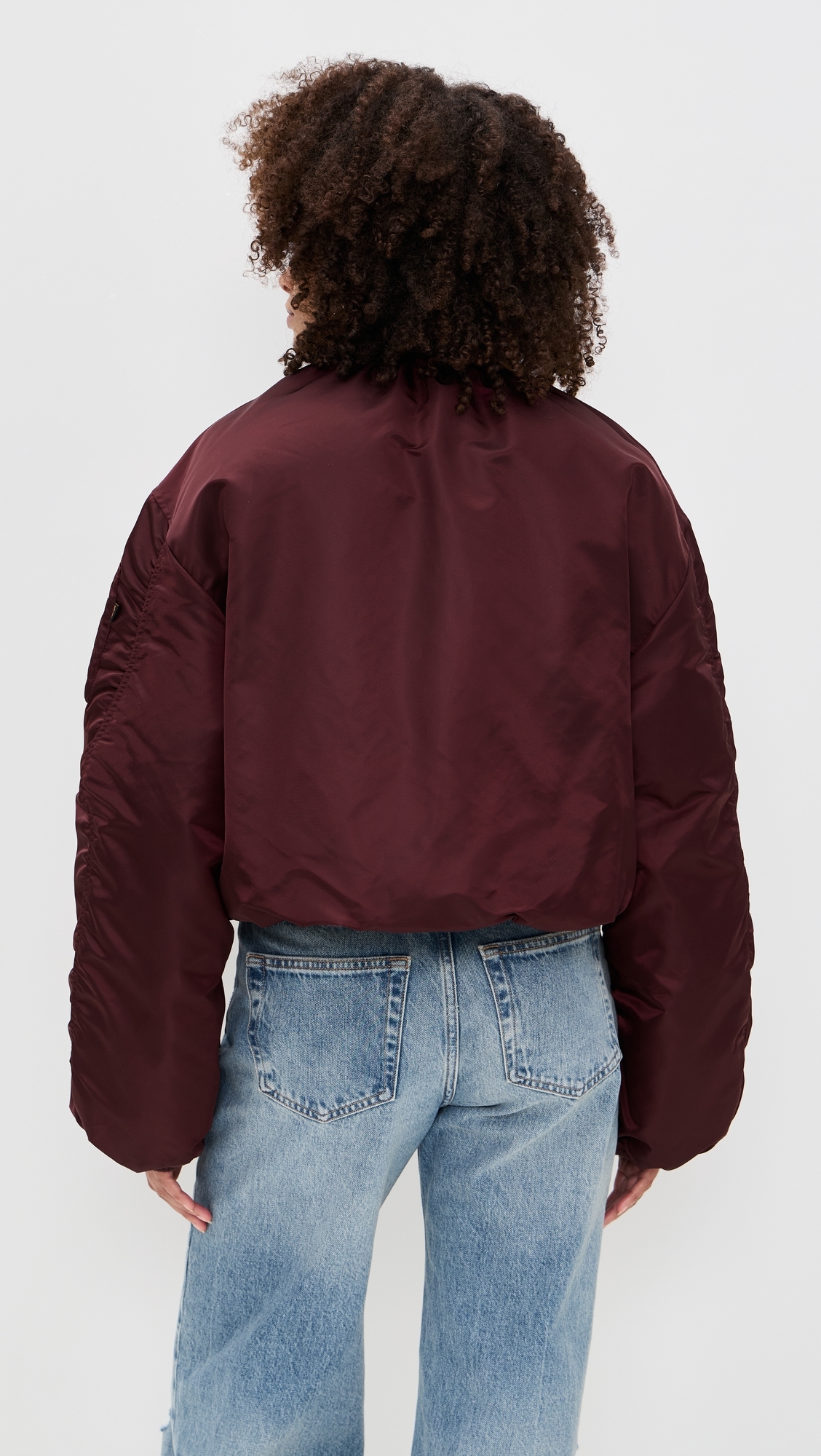 Ma-1 Knit Rib Flight Jacket CEDAR RED