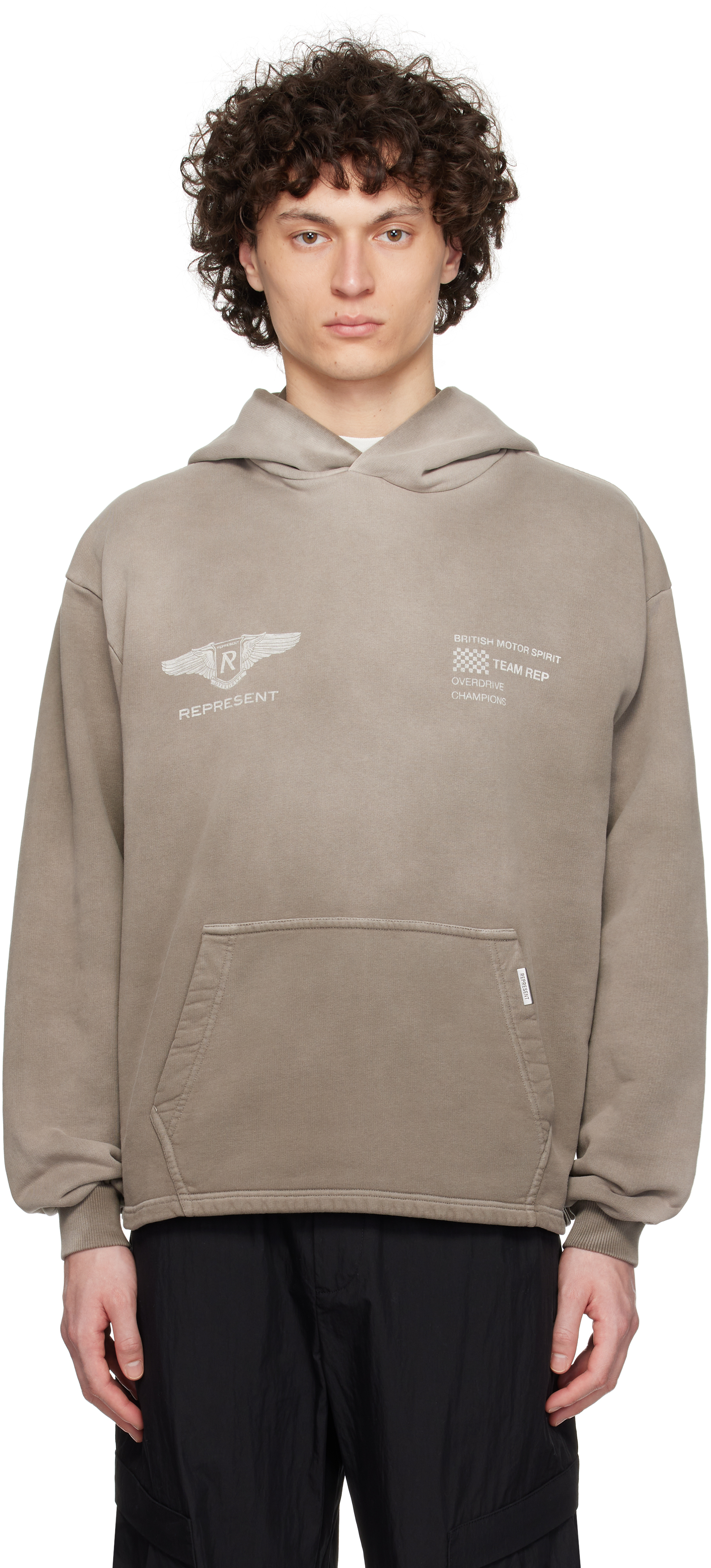 Represent Gray 'Team Rep' Hoodie