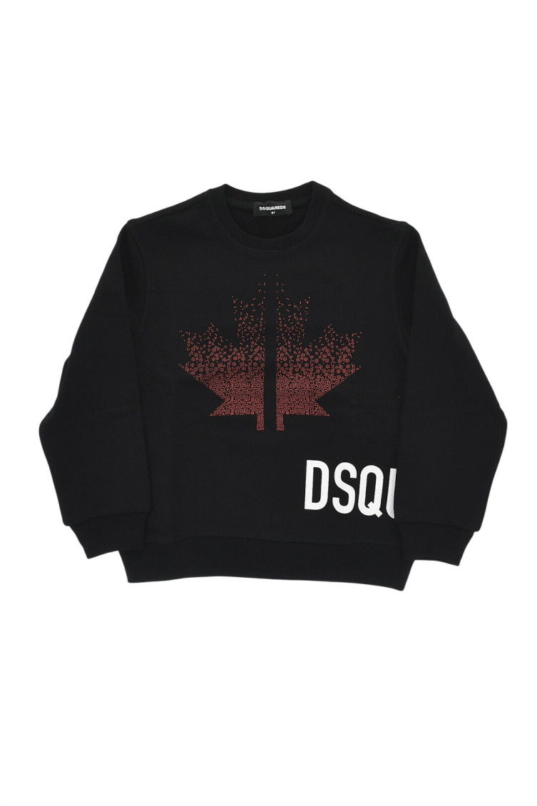 Boys Black Graphic Sweatshirt