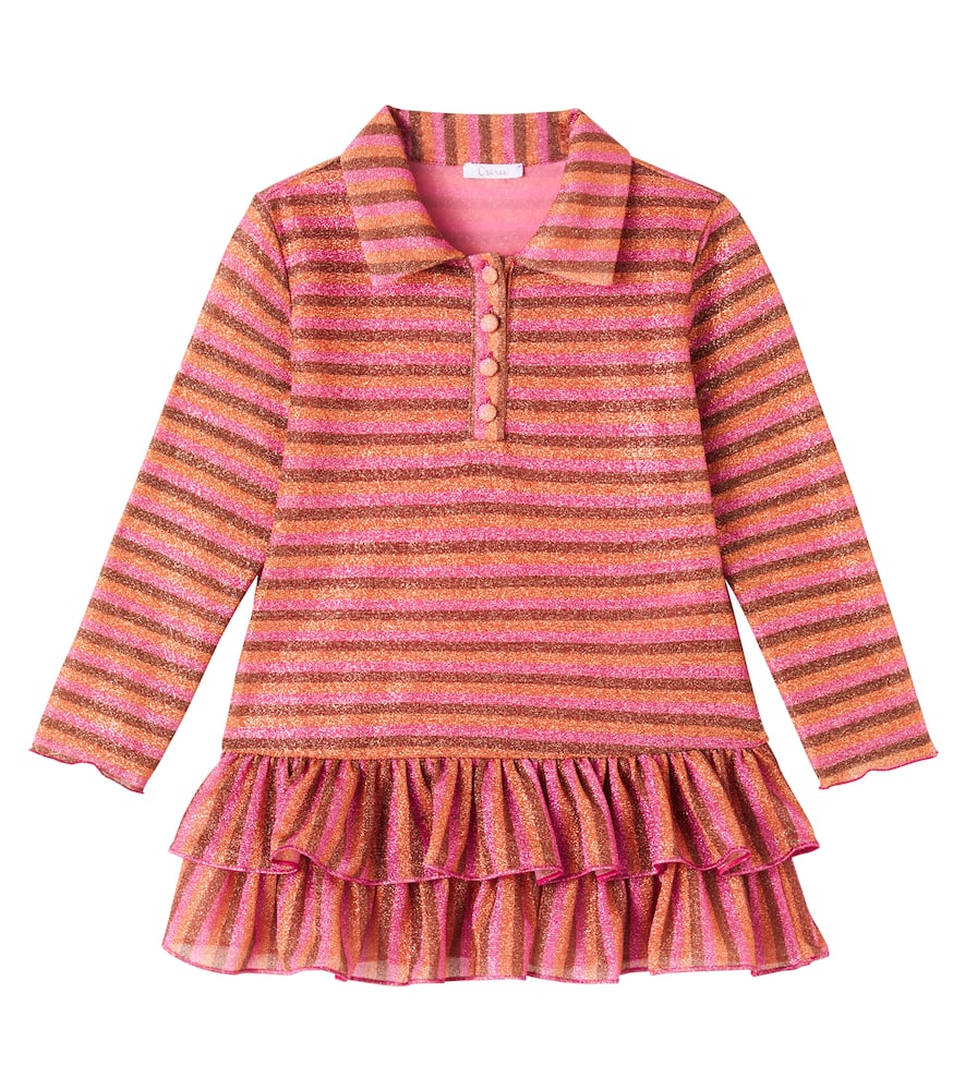 Oséree Kids Lumière striped dress