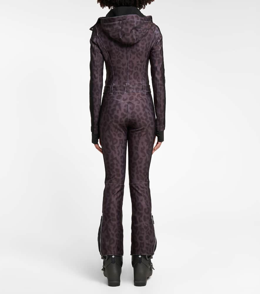 Magic Ghoster leopard-print ski suit