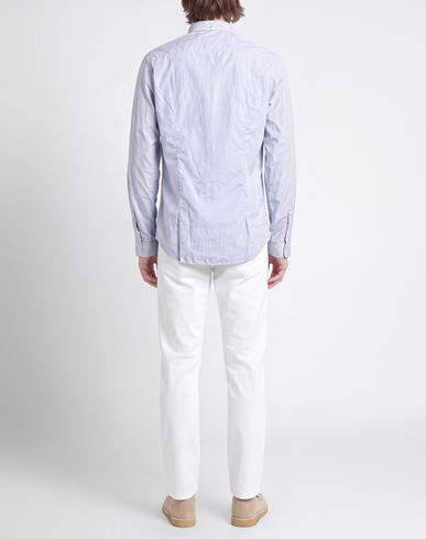 Man Shirt Sky blue Size 17 Cotton