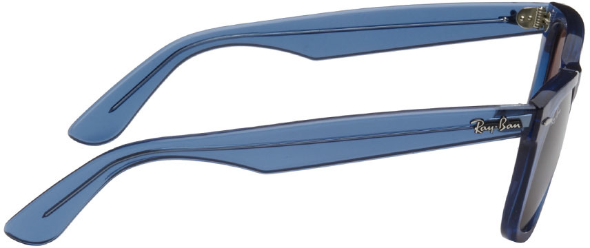 Blue wayfarer sunglasses
