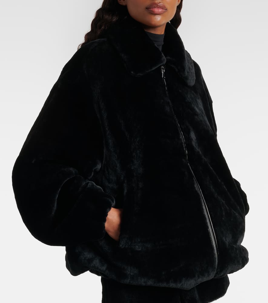 Plush shearling jacket