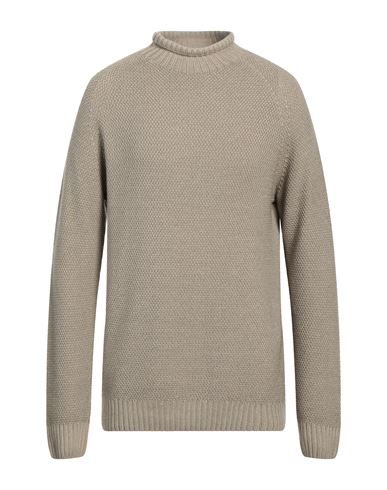 Man Turtleneck Beige Size 44 Merino Wool
