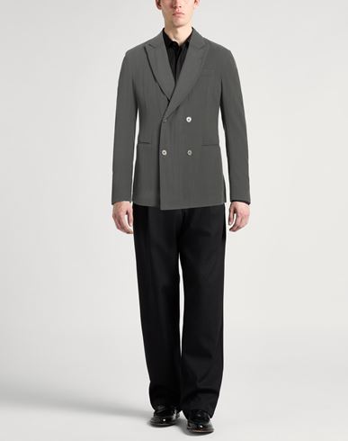 Man Blazer Military green Size 38 Virgin Wool