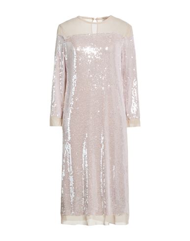 Woman Midi dress Pink Size M Polyester, Elastane
