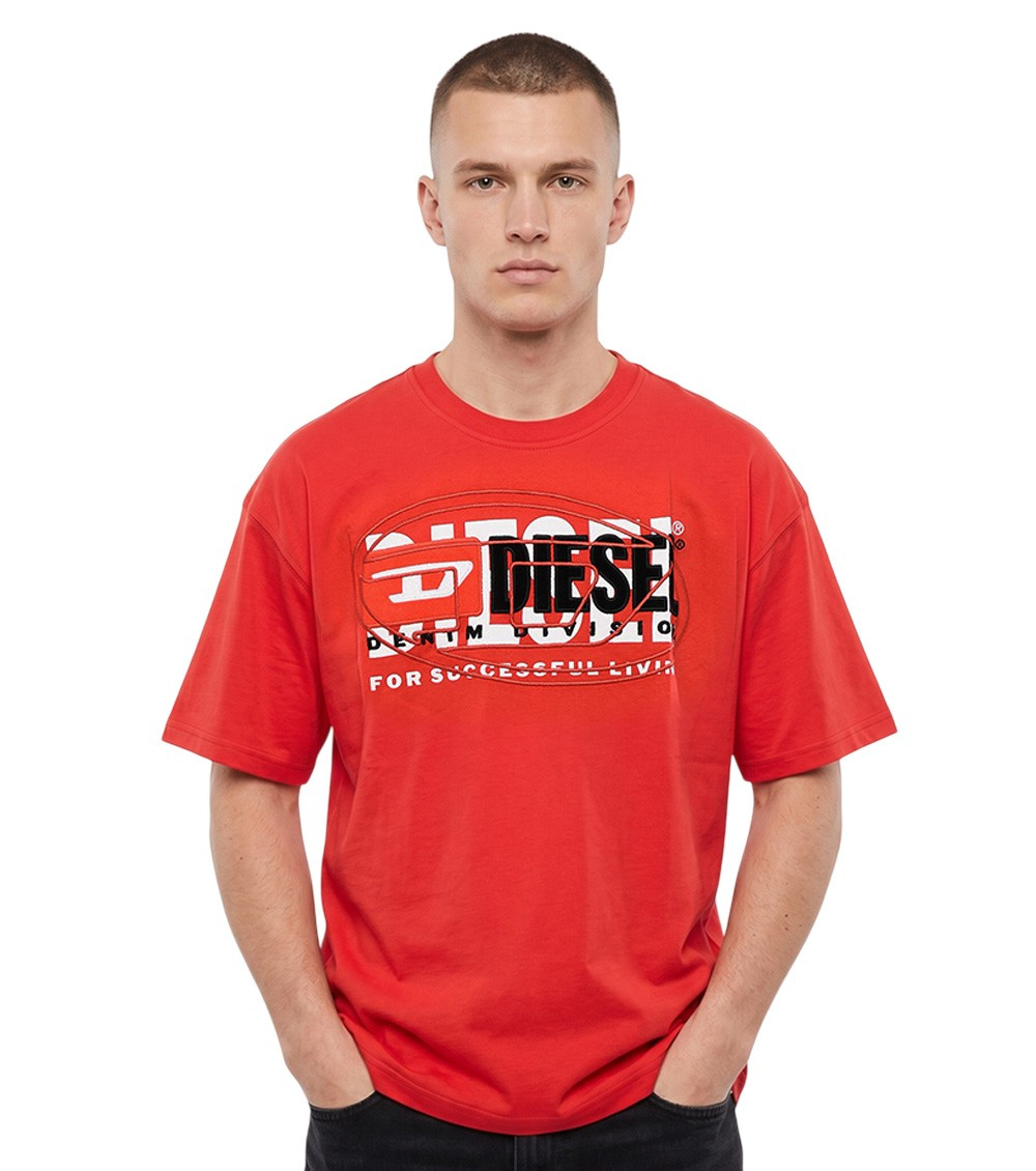 Red Crew Neck T-Shirt